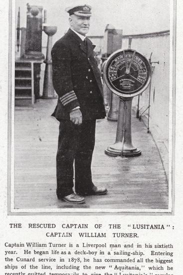 The rescued captain of the lusitania captain william turner u l ppxytj0